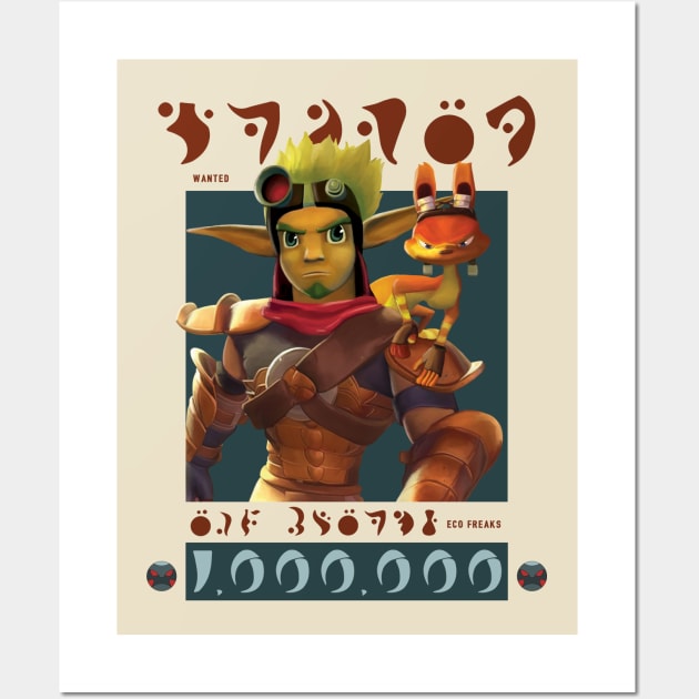 Jak Wanted Wall Art by Creative Wiz